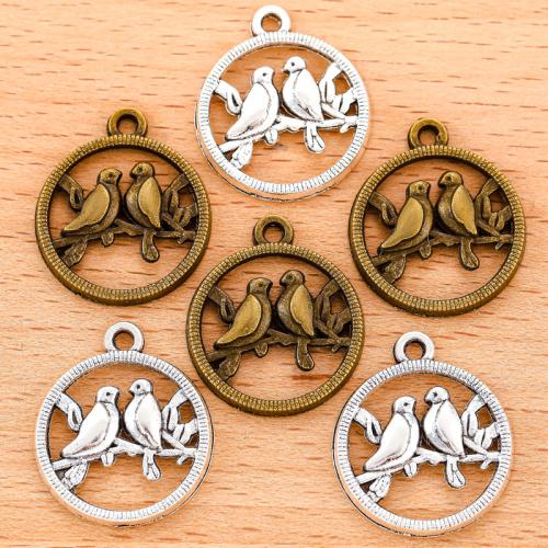 Sinc Alloy Pendants, Cage, plátáilte, DIY, dathanna níos mó le haghaidh rogha, 23x20mm, 100ríomhairí pearsanta/Mála, Díolta De réir Mála