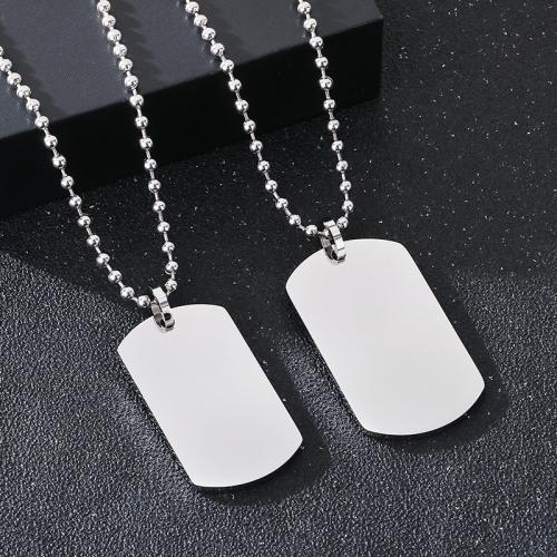 Roestvrij staal halskettingen, 304 roestvrij staal, silver plated, verschillende grootte voor keus & voor de mens, meer kleuren voor de keuze, Verkocht door PC