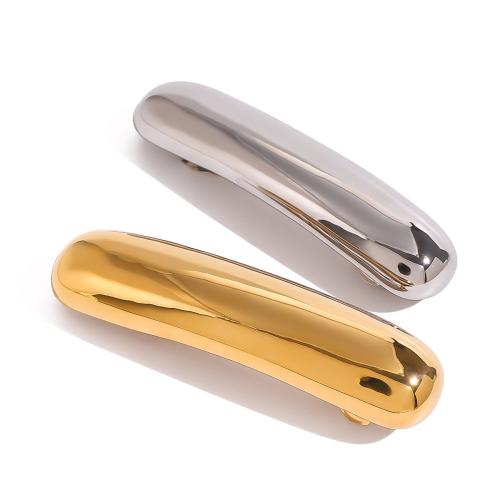 304 Stainless Steel Pulling Spring Hair Clip plated fashion jewelry Sold By PC