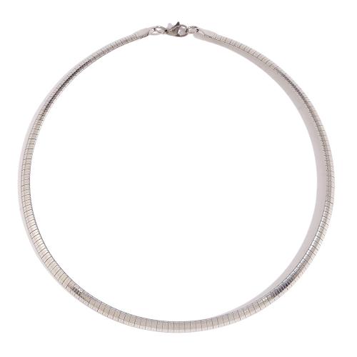 Stainless Steel Jewelry Necklace 304 Stainless Steel Vacuum Ion Plating for woman Sold By PC