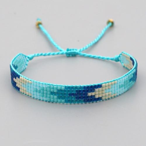 Seedbead Bracelet, Inchoigeartaithe & unisex, dathanna níos mó le haghaidh rogha, Fad Thart 28 cm, Díolta De réir PC