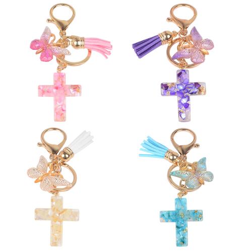 Zinc Alloy Key Clasp with Gemstone & Resin epoxy gel multifunctional Sold By PC