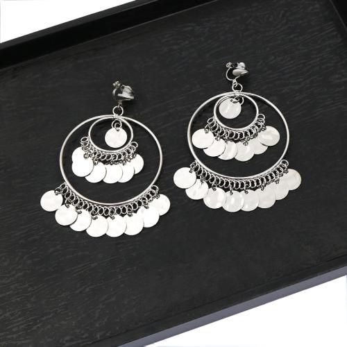 Zinc Alloy Drop Earrings fashion jewelry & for woman Sold By Pair