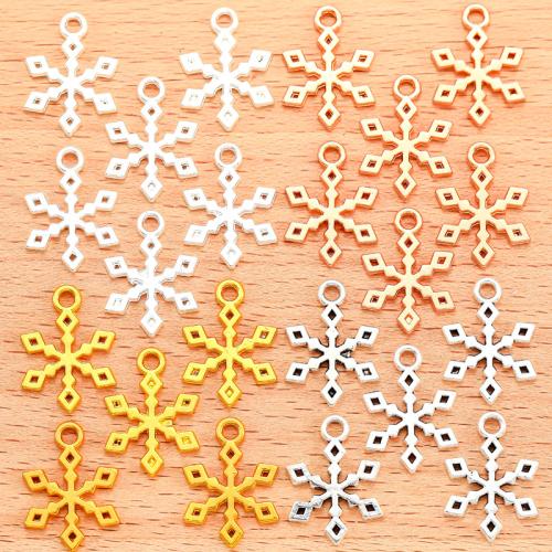 Zinklegering Hangers, Zinc Alloy, Sneeuwvlok, plated, DIY, meer kleuren voor de keuze, 19x14mm, 100pC's/Bag, Verkocht door Bag