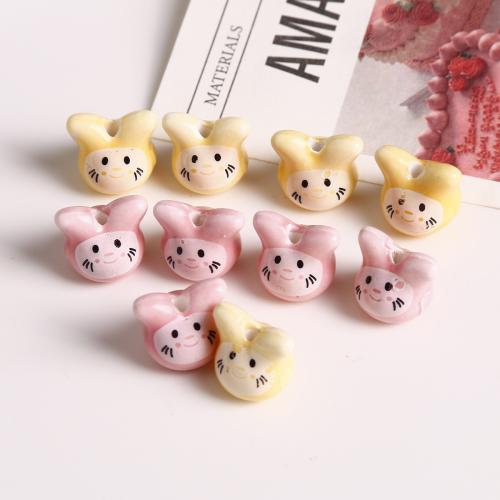 Porcelain Jewelry Beads Chinchillas DIY Sold By Bag