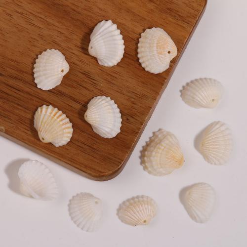 Pingentes de concha, Ostra, DIY, branco, 21x18mm, 100PCs/Bag, vendido por Bag