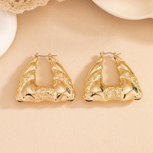 Sinc Alloy Earrings, plátáilte, do bhean, óir, Díolta De réir Péire