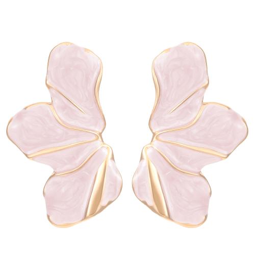 Zinc Alloy Stud Earring fashion jewelry & for woman & enamel nickel lead & cadmium free Sold By Pair