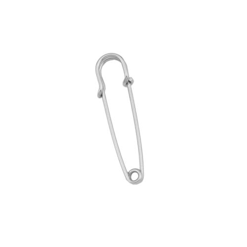 Stainless Steel Brooch Findings 304 Stainless Steel Paper Clip DIY original color Sold By PC