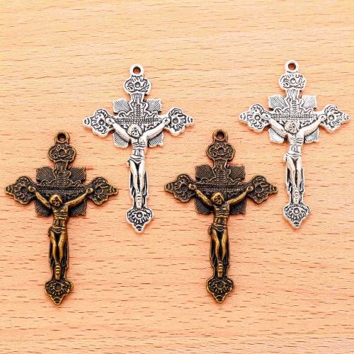 Zinc Alloy Cross Pendants plated DIY Sold By Bag