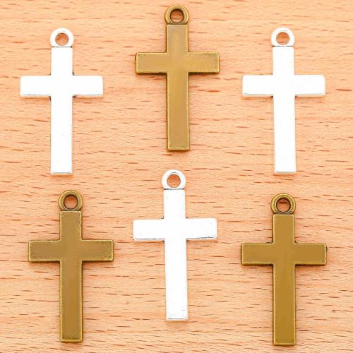 Zinc Alloy Cross Pendants plated DIY Sold By Bag