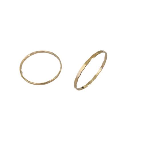 gold-gefüllt Fingerring, 14K goldgefüllt, verschiedene Größen vorhanden & für Frau, Größe:5-9, verkauft von PC