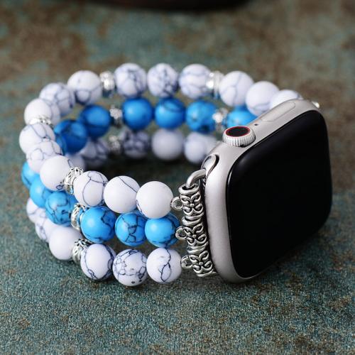 Turquoise Watch Bracelet with 304 Stainless Steel Unisex Sold By PC