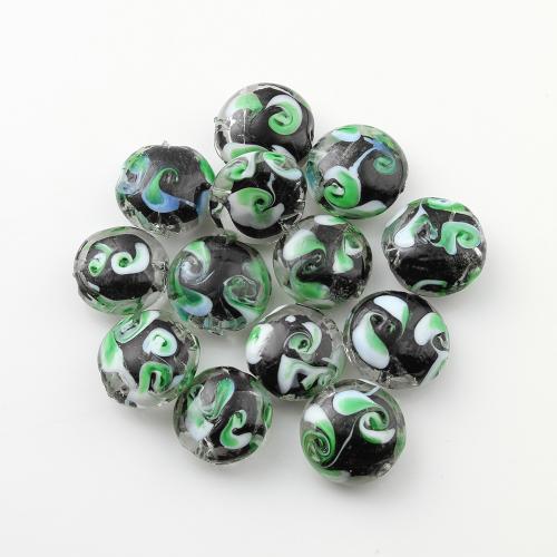 Handgemaakte Lampwork Beads, DIY, meer kleuren voor de keuze, 19mm, Verkocht door PC