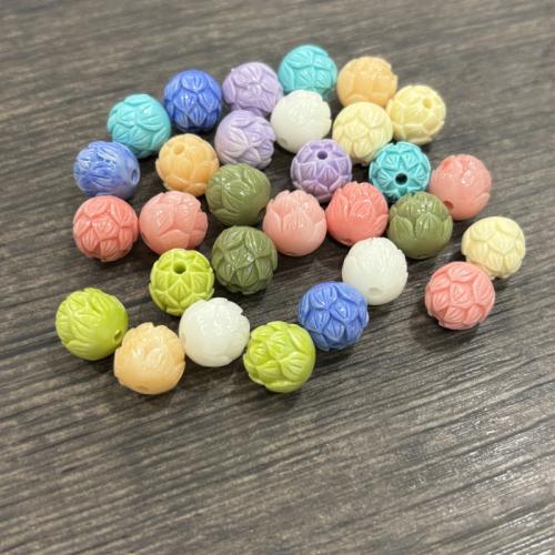 Natural Freshwater Shell Beads Shell Powder Flower DIY 12mm Sold By Bag