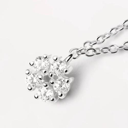 Kubieke Zirkoon Micro Pave Brass Ketting, Messing, plated, micro pave zirconia & voor vrouw, meer kleuren voor de keuze, Lengte Ca 41-50 cm, Verkocht door PC