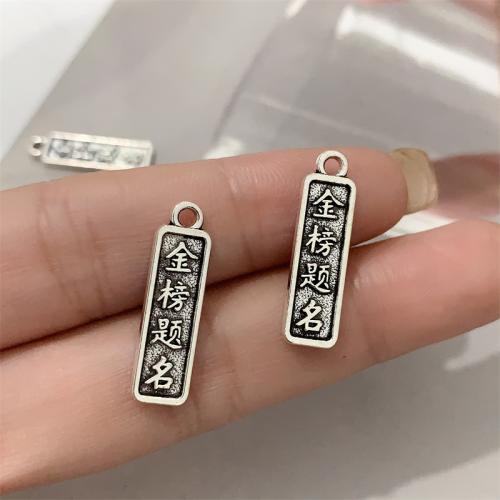 Zinc Alloy Pendants antique silver color plated DIY Sold By Bag