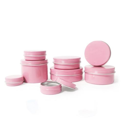 Aluminum Tea Can dustproof pink Sold By PC