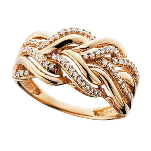 Cubic Zirconia Micro Pave Brass Ring & micro pave cubic zirconia & for woman Sold By PC