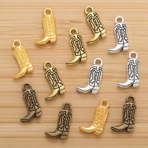 Zinklegering Schoenen Hangers, Zinc Alloy, plated, DIY, meer kleuren voor de keuze, 18x11mm, 100pC's/Bag, Verkocht door Bag