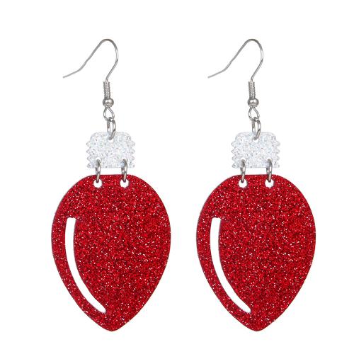 Boucle d'oreille bijoux acrylique, fait à la main, bijoux de mode & pour femme, plus de couleurs à choisir, Vendu par paire