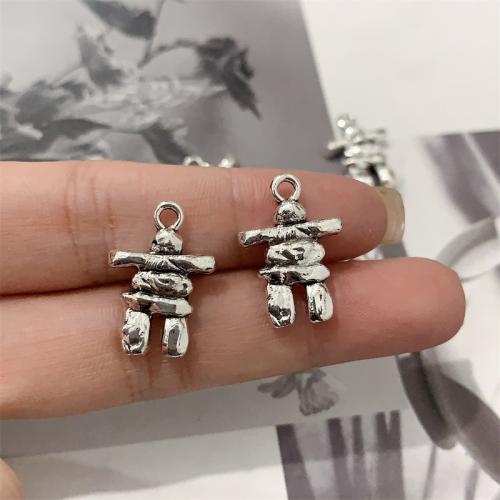 Zinc Alloy Pendants antique silver color plated DIY Sold By Bag