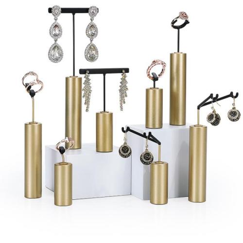 Zinc Alloy Multi-purpose Sieraden Display, Duurzame & verschillende stijlen voor de keuze, gouden, Verkocht door PC