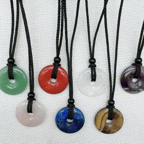 Gemstone Pendants Jewelry Natural Stone DIY Sold By PC