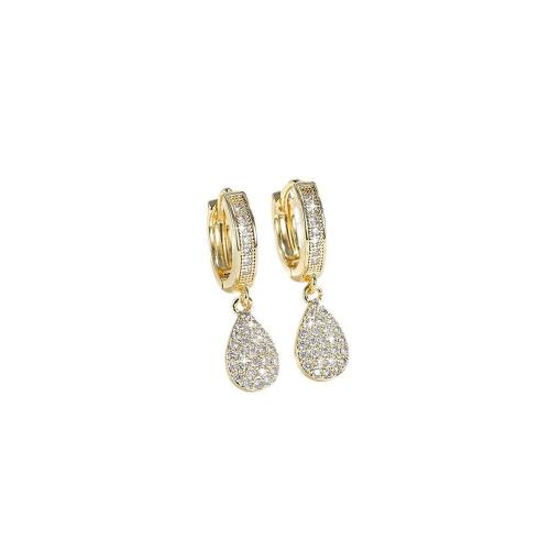 Ciúbach Zirconia Micrimhilseogra réiteodh Earring Prás, plátáilte, micrea réiteach zirconia ciúbach & do bhean, dathanna níos mó le haghaidh rogha, Díolta De réir Péire