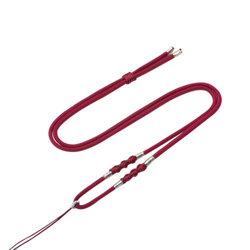 Módní náhrdelník kabel, Terylene kabel, ruční práce, Nastavitelný & unisex, více barev na výběr, Délka Cca 78 cm, Prodáno By PC