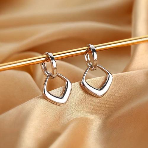 925 sterling zilver Hendel weer Earring, mode sieraden & voor vrouw, 12x23mm, Verkocht door pair