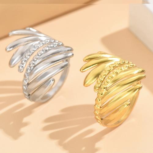 Stainless Steel Finger Ring 304 Stainless Steel fashion jewelry & for woman US Ring Sold By PC