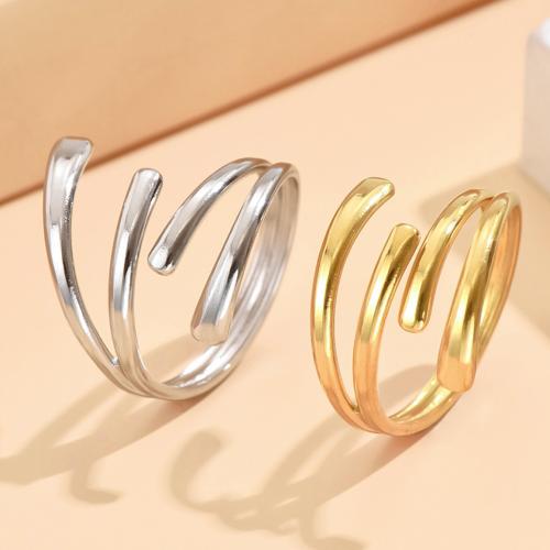 Stainless Steel Finger Ring 304 Stainless Steel fashion jewelry & for woman US Ring Sold By PC