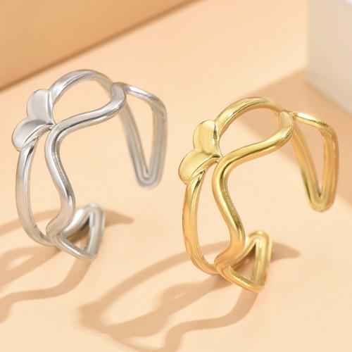 Stainless Steel Finger Ring 304 Stainless Steel fashion jewelry & for woman US Ring Sold By PC