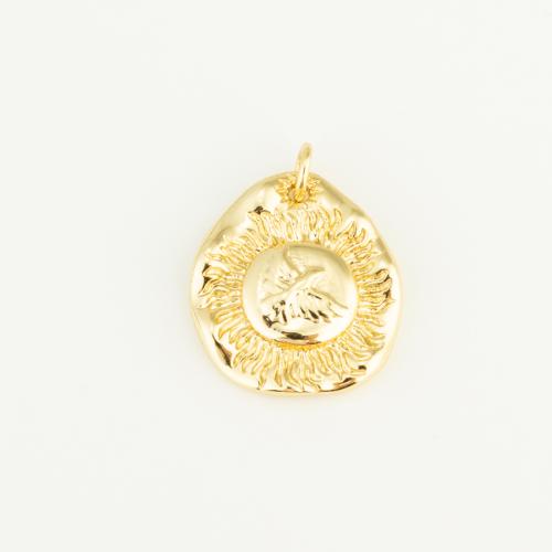 Brass Jewelry Pendants gold color plated DIY nickel lead & cadmium free Sold By PC