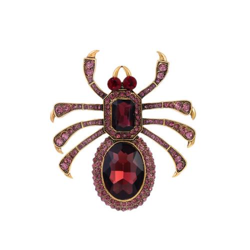 Zinc Alloy Brooches anoint for woman & with rhinestone Sold By PC