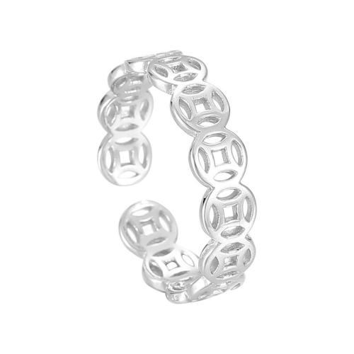 Sterling Silver Jewelry Finger Ring, 925 sterline d'argento, gioielli di moda & per la donna, nessuno, Circle Number:11-16#, Venduto da PC