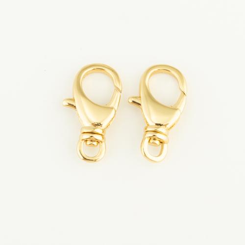 Brass Lobster Clasp gold color plated DIY nickel lead & cadmium free Sold By PC