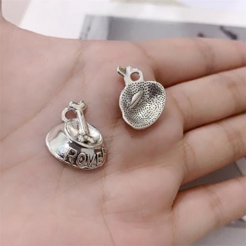 Zinc Alloy Pendants Dog Bone antique silver color plated DIY Sold By Bag