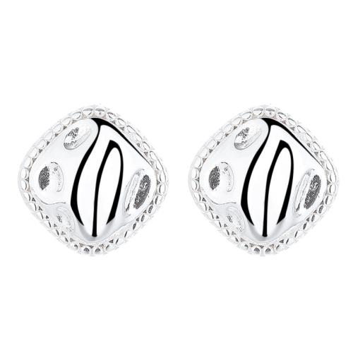 Sterling Silver Jewelry orecchino, 925 sterline d'argento, gioielli di moda & per la donna, 8mm, Venduto da coppia