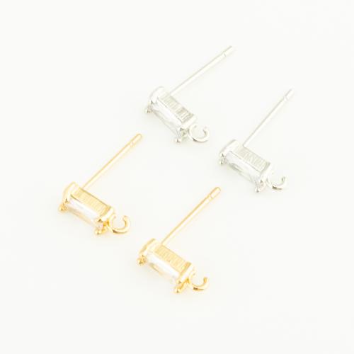 Brass Earring Drop Component plated DIY nickel lead & cadmium free Sold By Pair