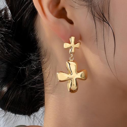 Zinc Alloy Stud Earring plated for woman gold Sold By Pair