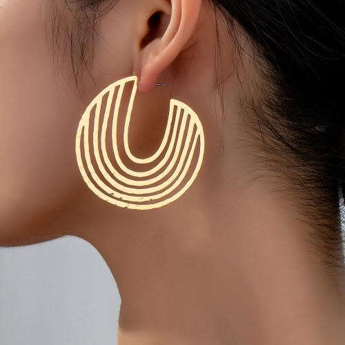 Zinc Alloy Stud Earring plated & for woman Sold By Pair