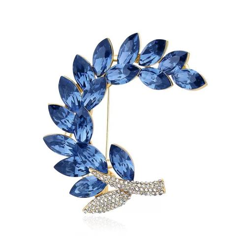 Zinc Alloy Brooches for woman & with rhinestone Sold By PC