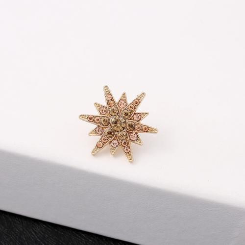 Zinc Alloy Brooches for woman & with rhinestone Sold By PC