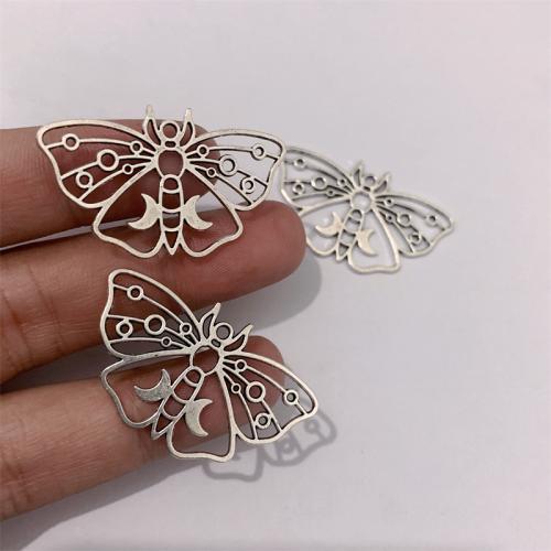 Zinklegering Animal Hangers, Zinc Alloy, Insect, antiek zilver plated, DIY, 36x22mm, 100pC's/Bag, Verkocht door Bag