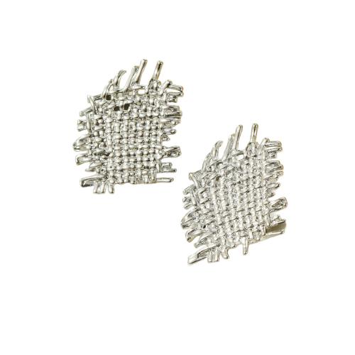 Nerezová ocel náušnice, 304 Stainless Steel, módní šperky & pro ženy, Původní barva, 31x23mm, Prodáno By Pair