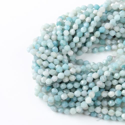 Natural Amazonite Beads ​Amazonite​ DIY & faceted mixed colors Sold Per Approx 38 cm Strand