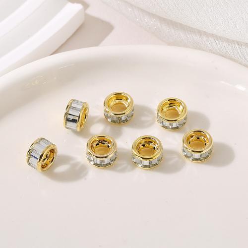 Fashion Glass Beads Column DIY 10mm Sold By Bag