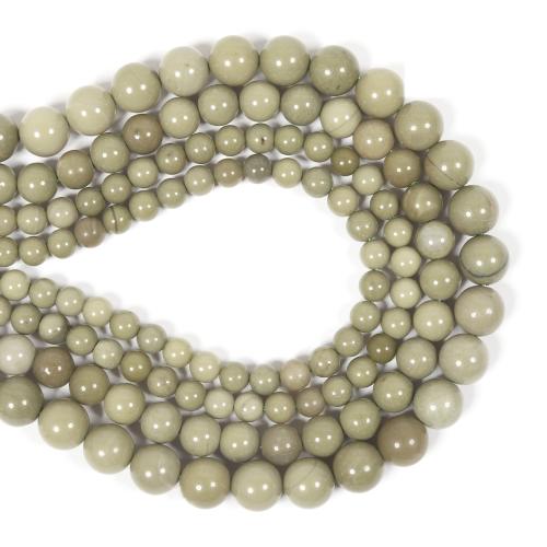 Gemstone Jewelry Beads Peridot Stone Round DIY mixed colors Sold By Strand